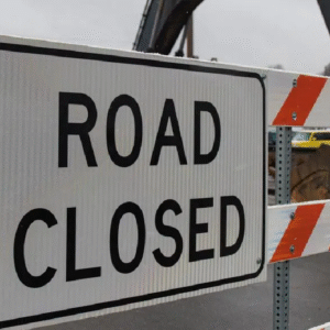 Major Road Closure Alert